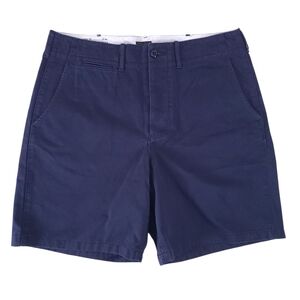 Wallace & Barnes Blue Cotton Field Shorts 32